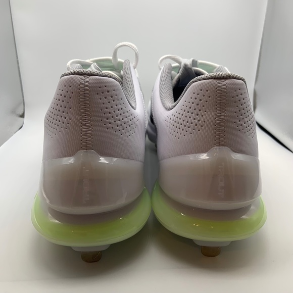 Nike Force Zoom Trout 8 Pro Metal Baseball Cleats Gray/White/Green Size 14 - Picture 11 of 15